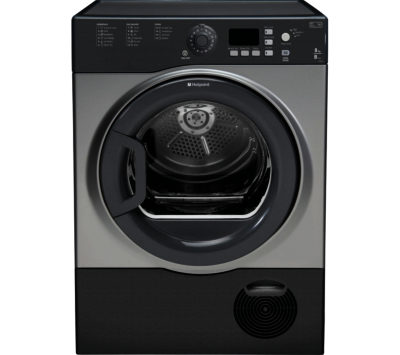 HOTPOINT  Aquarius FTCF87BGG Condenser Tumble Dryer - Graphite